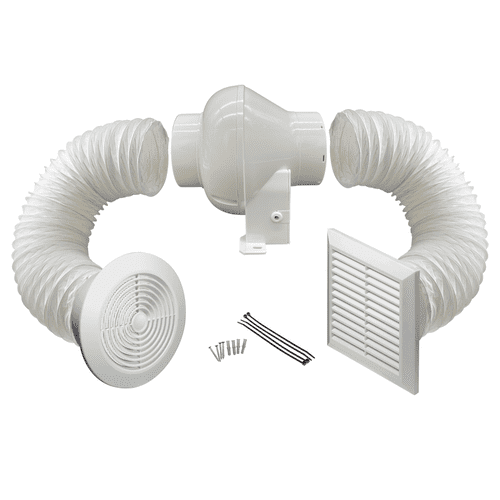 FlowMax Force  Bathroom Extractor Fan Kit – With or Without Timer