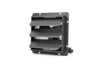 Industrial Exhaust Fan 250mm with Gravity Louvers Wall-Mounted Plate Axial Ventilation Fan