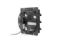 Industrial Exhaust Fan 250mm with Gravity Louvers Wall-Mounted Plate Axial Ventilation Fan