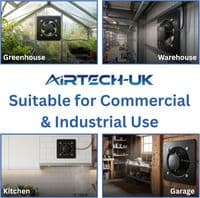 Industrial Ventilation Extractor Metal  Plate Fan Axial Exhaust Commercial Blower All Sizes