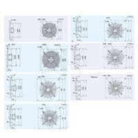 Industrial Ventilation Extractor Metal  Plate Fan Axial Exhaust Commercial Blower All Sizes