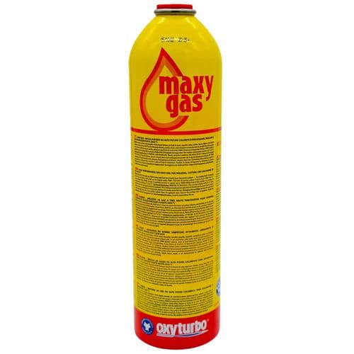 Maxy Gas Cylinder 350g Oxyturbo Disposable with 7/16 Valve connection