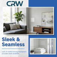 Metal Access Panel with Push Lock Door Inspection Hatch for Wall and Ceiling  - All Sizes