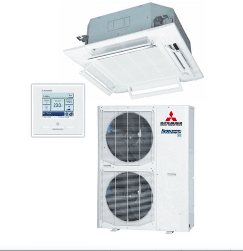 MHI Standard Cassette system 14kw R32 - Hyper inverter - 1ph