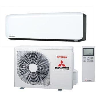 MHI Wall Mounted c/w Built In WIFI 2.0kW R32 Premium Inverter 1ph Black + White