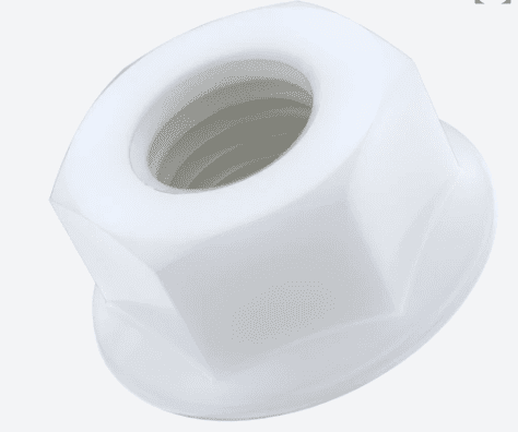 Nylon flanged washer back nut M12