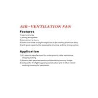 Portable Industrial Ventilator Axial Blower Workshop Extractor Fan