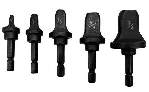 Professional Flaring Head Set 5PCS  – 1/4" 3/8" 1/2" 5/8" 3/4" Tube Flaring Tool for HVAC