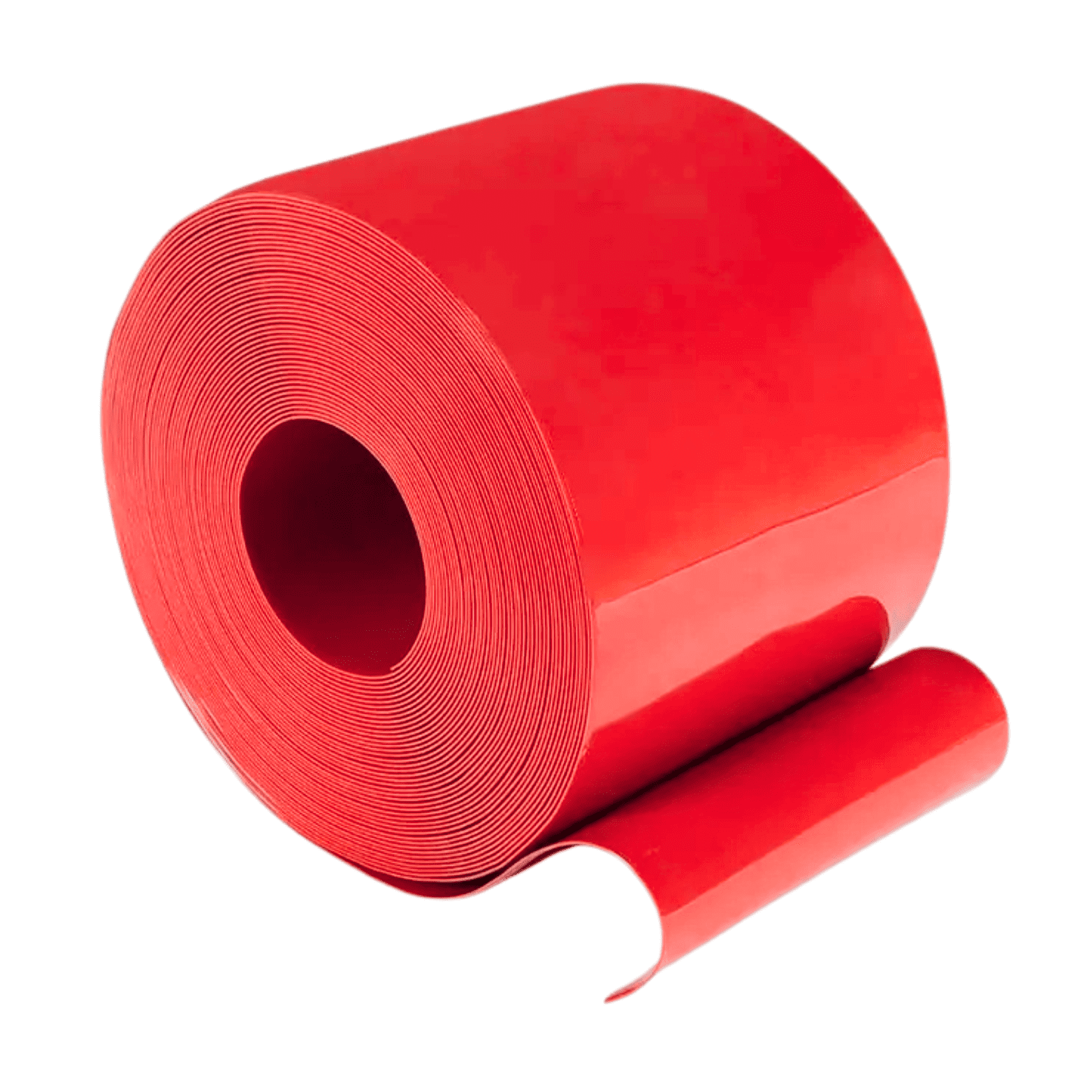 6578 Pvc PVC Strip Roll Standard Smooth - Translucent Red