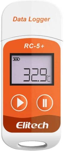 RC5+ USB PDF Reusable Temperature Data logger Recorder 32000 Points RC-5+