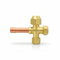 Refrigeration Service Valve Brass 3/8