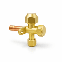 Refrigeration Service Valve Brass 3/8