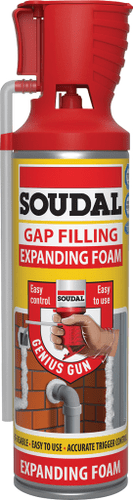 Soudal Genius Gun Gap Filler 500ml Expanding Foam