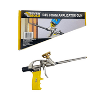 Soudal Gun Grade Expanding Foam 750ml X 12 with Everbuild P45 Metal Applicator Gun