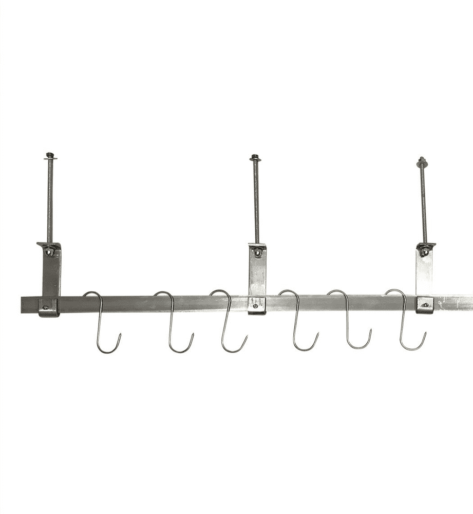 Meat Rails Static Meat Rail Systems/Kits- 2M 3 Supporting Hooks 6 S Hooks