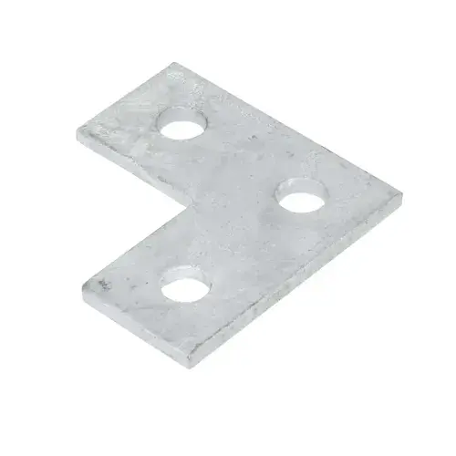 Strut Flat Plate Connector, 90 degrees - 3 Hole