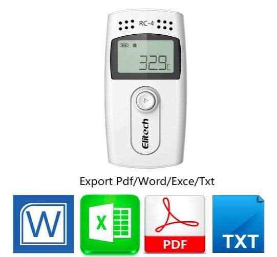 Temperature Data Logger Recorder Monitor -30C to 60C Elitech RC4