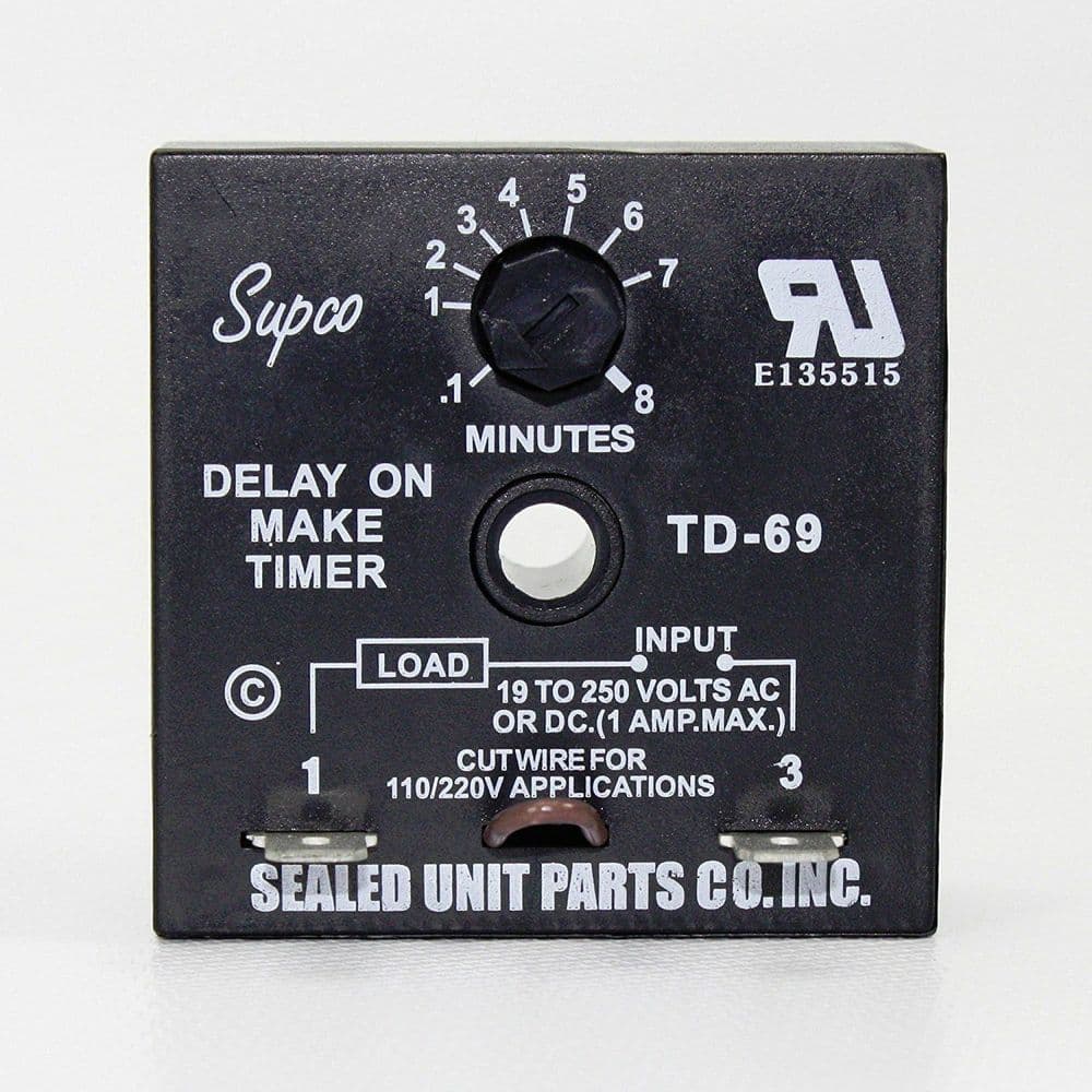 Time Delay on Make Timers Supco TD69
