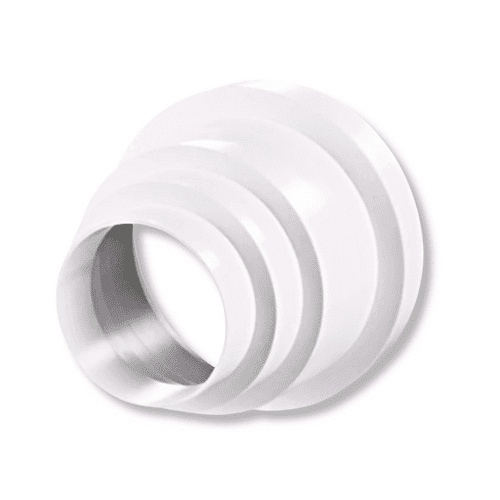Universal Reducer for Ventilation Systems with 80 to 150mm Diameter Duct Reducer - Connector Tube