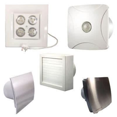 Wall & Ceiling Bathroom Extractor Fans