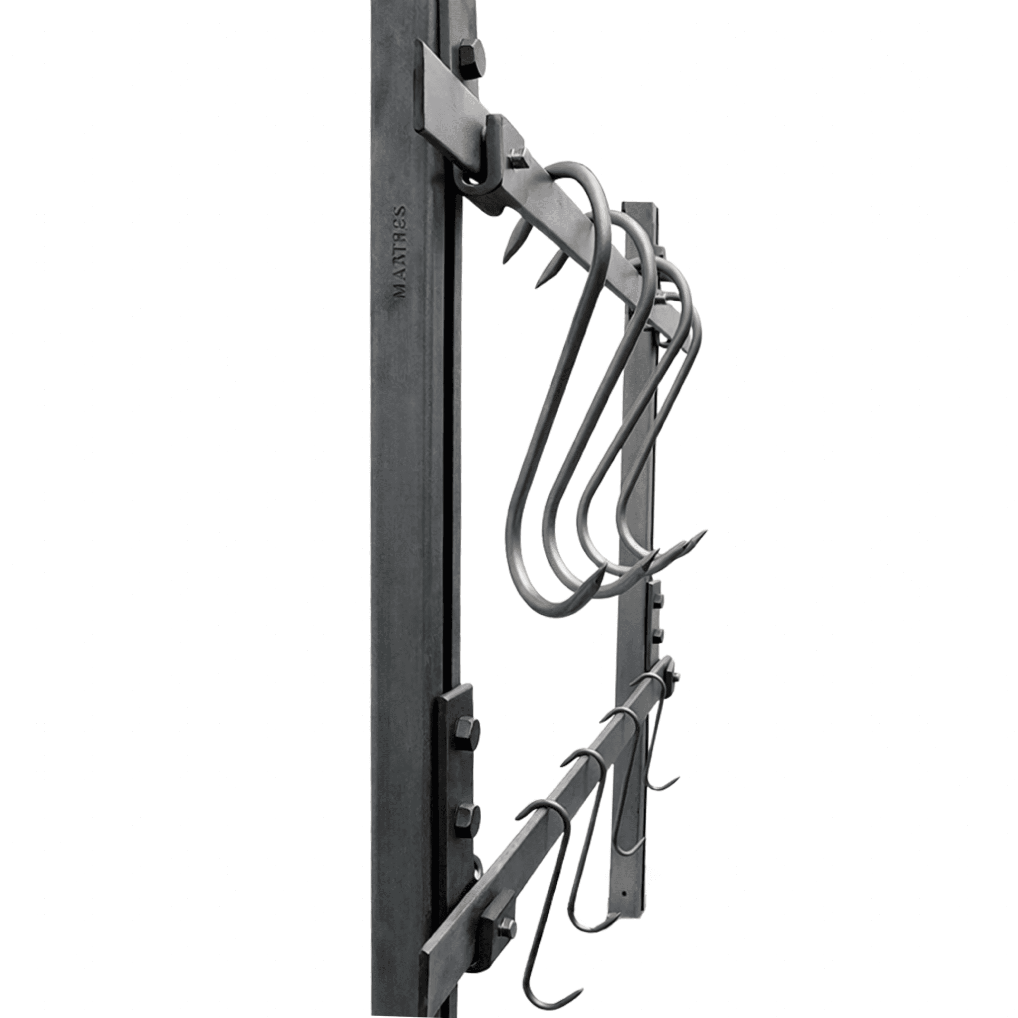 Wall Mounted Meat Hanging Rail System Butcher Rail Kit with Static ...