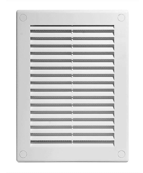 White air vent grille cover wall ducting ventilation grid