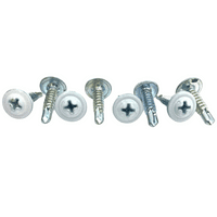 White Truss Head Self Drilling  Screws 4.2/19 pack of 235 pcs