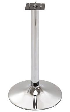 Premium Round Base Chrome Vending Machine Stand