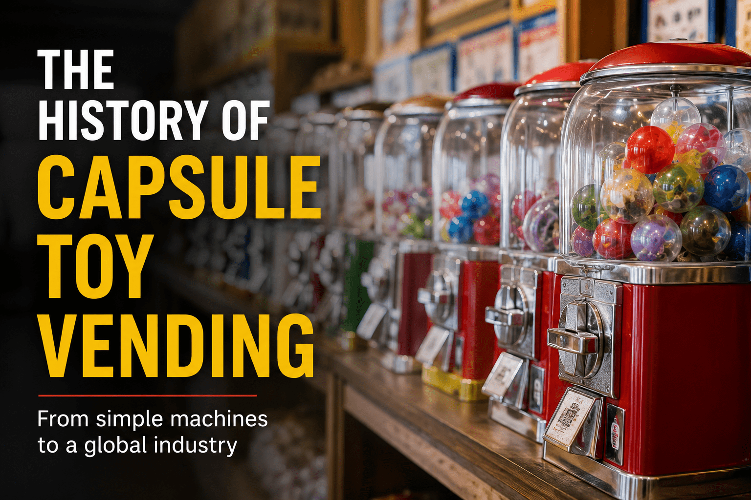 The History of Capsule Toy Vending: How a Simple Idea Became a Global Industry