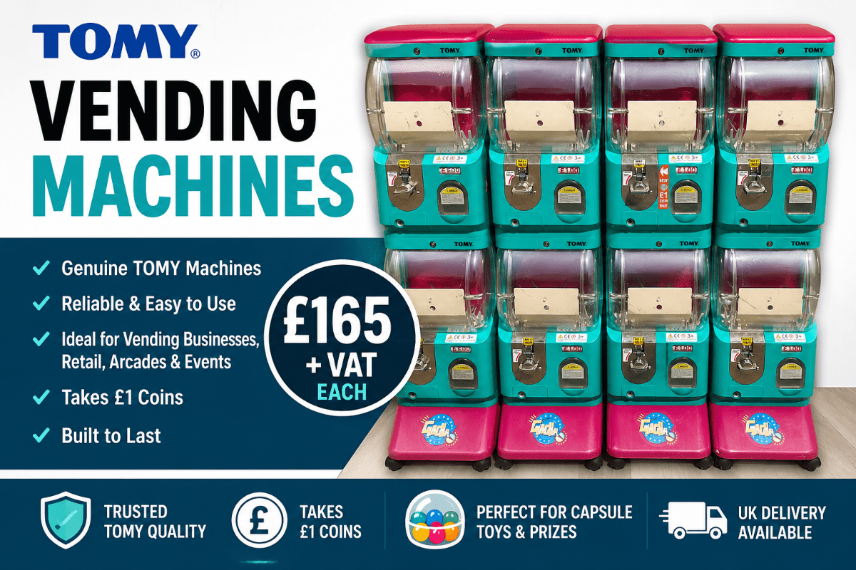 How Second-Hand Toy Vending Machines Can Help You Start or Expand a Vending Business