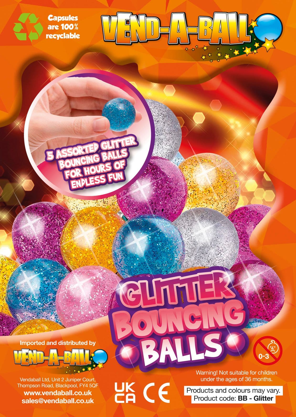 32mm Bouncy Balls for Vending Machines