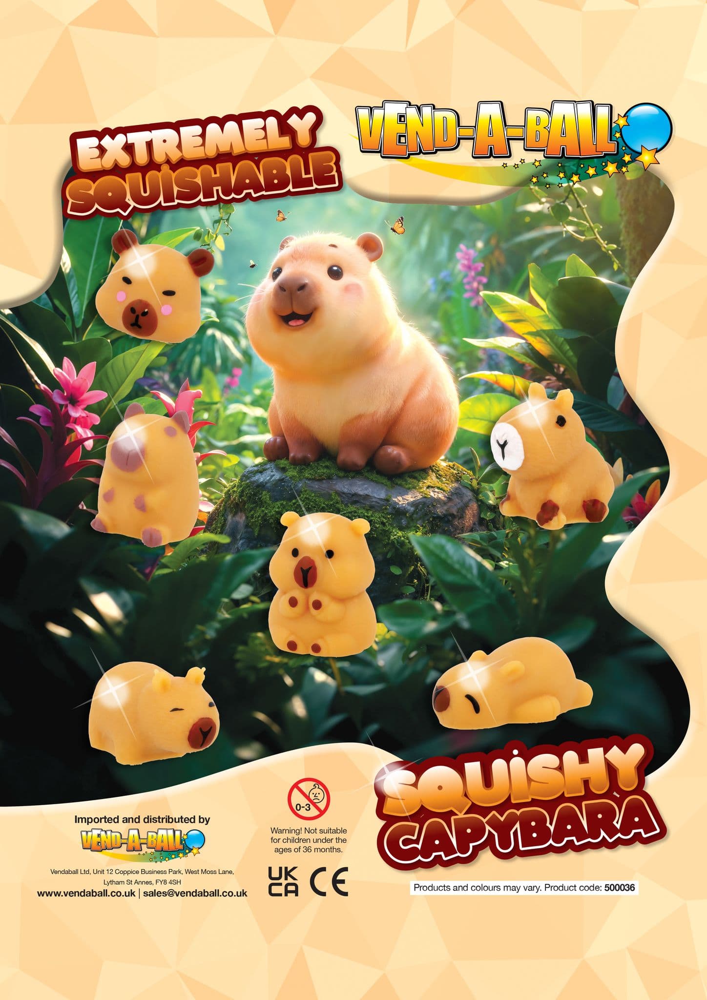 **🦫 NEW ARRIVAL! Squishy Capybaras – The Must-Have Toy for Your Vending Machines!**