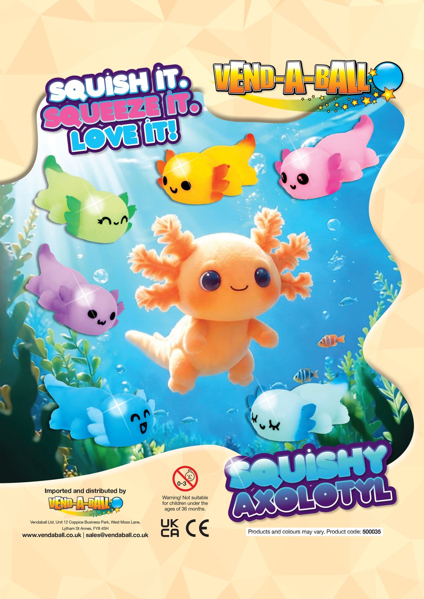 🩷 The Must-Have Vending Prize: Squishy Axolotls Are Here!