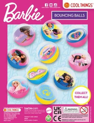 32mm Bouncy Balls x 100 Barbie