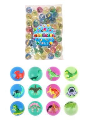 45mm 3D Dinosaur Bouncy Balls x 50 – Special Offer