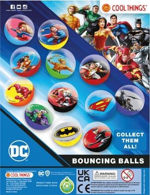45mm Bouncy Balls x 40 Justice League