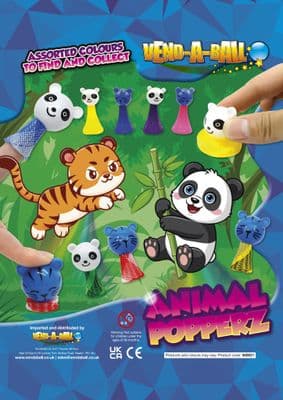 50mm Vending Capsules - Animal Popperz x 100