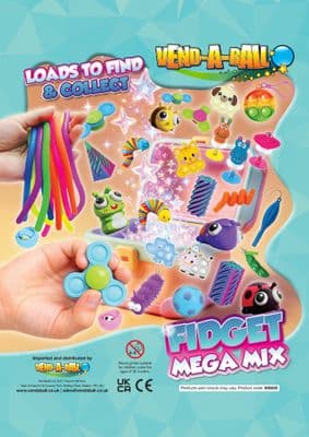 50mm Vending Capsules – Fidget Mega Mix x 100