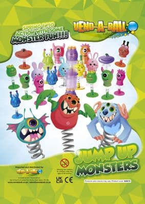 50mm Vending Capsules - Jump Up Monsters x 100