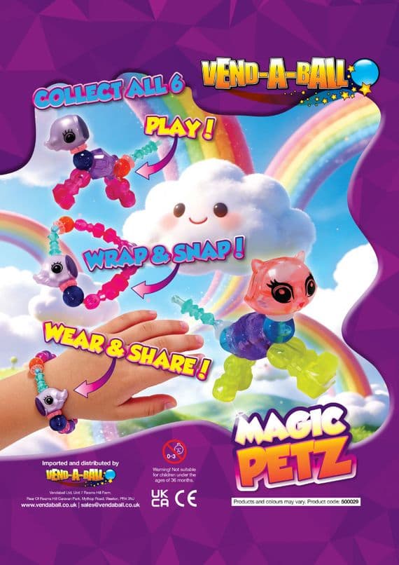50mm Vending Capsules - Magic Petz x 100