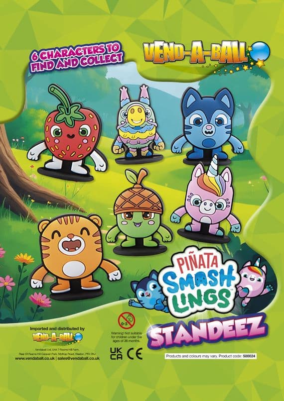 50mm Vending Capsules - Pinata Smashlings x 100