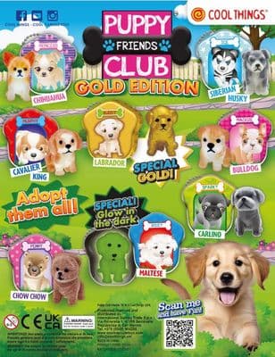50mm Vending Capsules - Puppy Club 