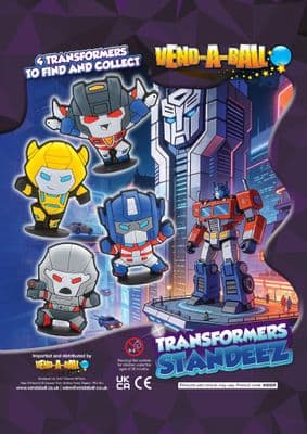 50mm Vending Capsules – Transformers Standeez x100