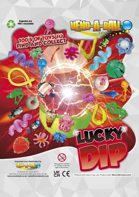 95mm Vending Capsules - Deluxe Lucky Dip x 60