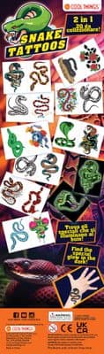 Snake Flatpack Vending Tattoos x 300