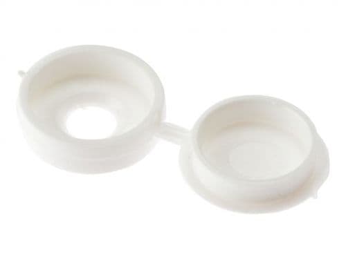 Hinged Cover Caps White - Bags