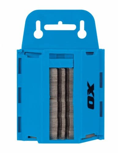 OX Pro 100 Pack Heavy Duty Knife Blades & Dispenser