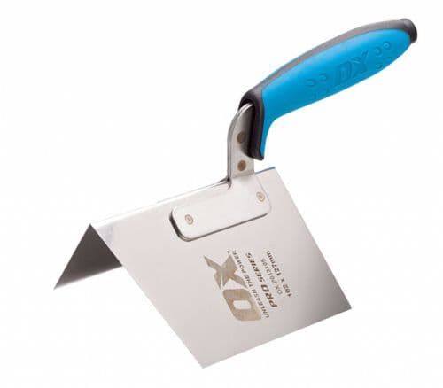 OX Pro Dry Wall External Corner Trowel 100 X 125mm