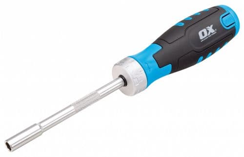 OX Pro Heavy Duty Multibit Ratchet Screwdriver