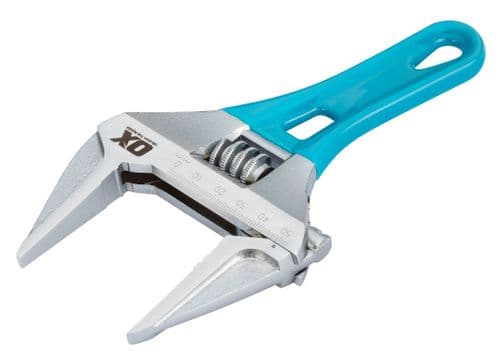 OX Pro Series Adjustable Stubby Wrench Extra Wide Jaw 7” (180mm)